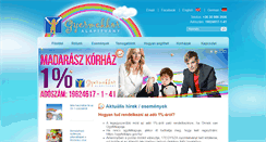 Desktop Screenshot of gyermekkoralapitvany.hu